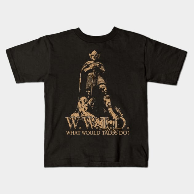 W.W.T.D. - What Would Talos Do? Kids T-Shirt by Heroes Inc. Gift Shop